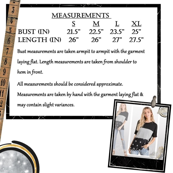 Color Block Star Print Top - Picture 6 of 7